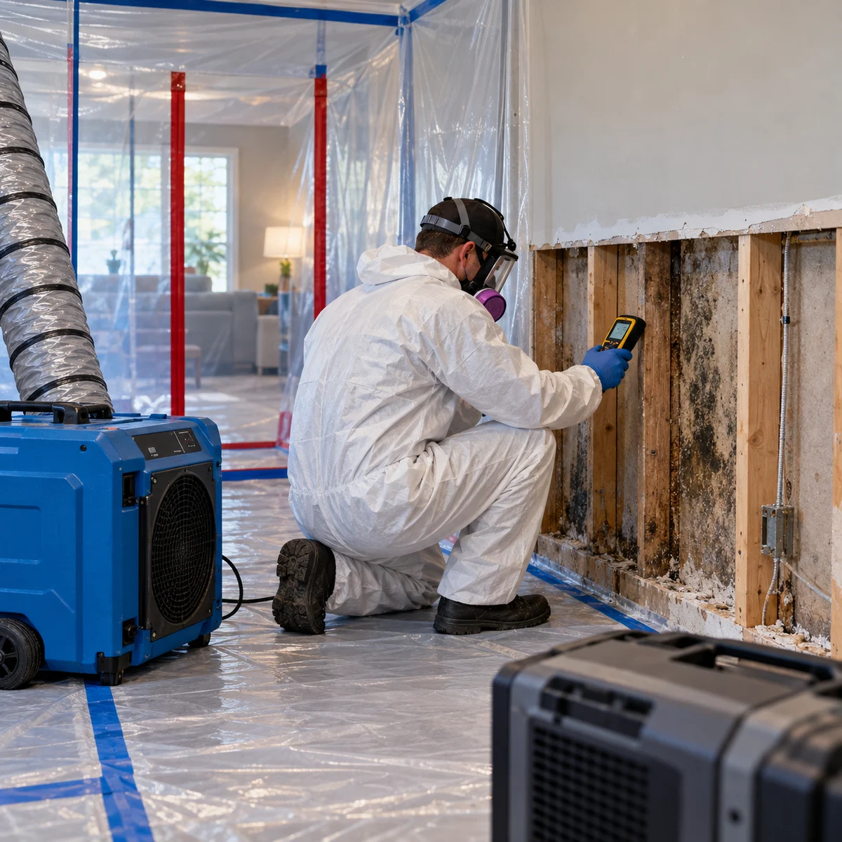 Mold Remediation service illustration